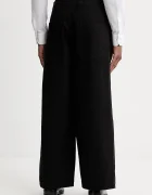 AllSaints Памучен панталон мъжки в черно със стандартна кройка M035TD