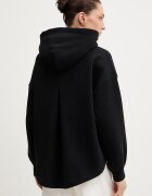 AllSaints Памучен суичър LOVERS в черно с изчистен дизайн W008JE