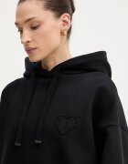 AllSaints Памучен суичър LOVERS в черно с изчистен дизайн W008JE