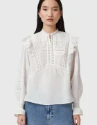AllSaints Памучна блуза HEATHER
