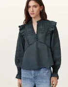 AllSaints Памучна блуза HEATHER
