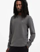 AllSaints Памучна блуза с дълги ръкави BRACE