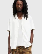 AllSaints Памучна риза HUDSON