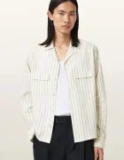 AllSaints Памучна риза STANLEY