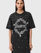 AllSaints Памучна рокля DRIP