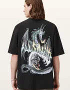 AllSaints Памучна тениска DRAGON