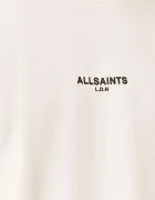 AllSaints Памучна тениска MIKRO в бяло с принт M028JE