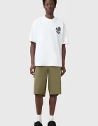 AllSaints Памучна тениска ORLANDO в зелено с принт M066PC