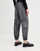 AllSaints Панталон SELMA в черно с висока талия W020TE