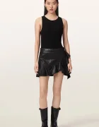 AllSaints пола от кожа LUANA LEA черна W018RF