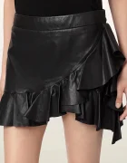 AllSaints пола от кожа LUANA LEA черна W018RF