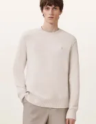 AllSaints пуловер мъжки с добавена вълна бежов M039KA