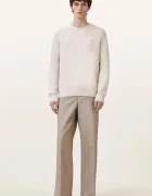 AllSaints пуловер мъжки с добавена вълна бежов M039KA