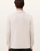 AllSaints пуловер мъжки с вискоза STATTEN бежов M038KA