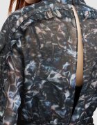 AllSaints Рокля HARLEE CALADESI къса с кройка по тялото