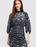 AllSaints Рокля HARLEE CALADESI къса с кройка по тялото