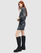 AllSaints Рокля HARLEE CALADESI къса с кройка по тялото