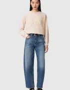 AllSaints суичър дамски от памук INSIGNIA бежов W198JE