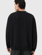 AllSaints суичър мъжки от памук XANDER черен M001NE