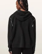 AllSaints суичър с качулка дамски от памук CIARA черен W008JF