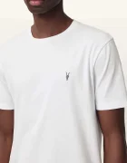 AllSaints тениска basic мъжка от памук бяла M030JB