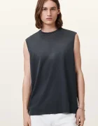 AllSaints Тениска без ръкави JONAH в сиво M022JC
