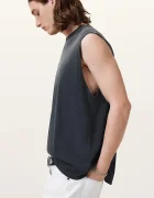 AllSaints Тениска без ръкави JONAH в сиво M022JC