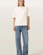 AllSaints тениска дамска от памук INSIGNIA бяла W125JE