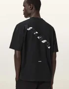 AllSaints тениска мъжка от памук черна M027PF