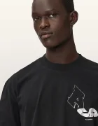 AllSaints тениска мъжка от памук черна M027PF