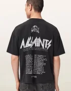 AllSaints тениска мъжка от памук CHROMIUM черна M001PF