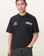 AllSaints тениска мъжка от памук CHROMIUM черна M001PF