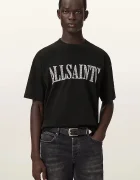 AllSaints тениска мъжка от памук DASH черна M093PE