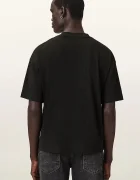 AllSaints тениска мъжка от памук DASH черна M093PE