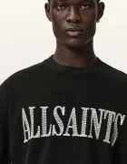 AllSaints тениска мъжка от памук DASH черна M093PE