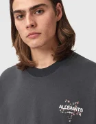 AllSaints тениска мъжка от памук PENTACLE черна M034PE