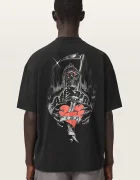 AllSaints тениска мъжка от памук SCIMITAR черна M013PF