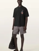 AllSaints тениска мъжка от памук SCIMITAR черна M013PF