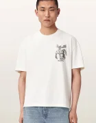 AllSaints тениска мъжка от памук SERAPH бяла M034PF