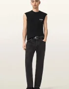 AllSaints тениска мъжка от памук UNDERGROUND черна M038PC