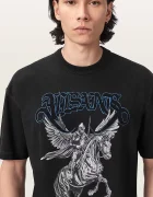 AllSaints тениска мъжка от памук VANGUARD черна M010PF