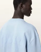 AllSaints уголемен суичър мъжки от памук ODYSSEY син M028NE