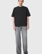 AllSaints уголемена тениска мъжка от памук HAVEN черна M029JC