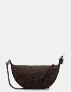 AllSaints Велурена чанта HALFMOON