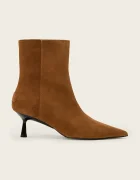 AllSaints Велурени боти Vivian Suede Boot