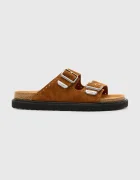 AllSaints Велурени чехли Randal Sandal