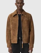 AllSaints Велурено яке DELLCOT в кафяво преходен модел M027LD