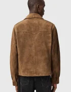 AllSaints Велурено яке DELLCOT в кафяво преходен модел M027LD