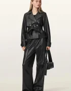 AllSaints яке дамско от кожа OKENA черно W018LF
