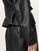 AllSaints яке дамско от кожа OKENA черно W018LF
